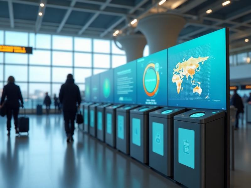 Smart waste management solution for Airports, Railways & Public Transport Hubs - IoT-enabled bins and monitoring systems